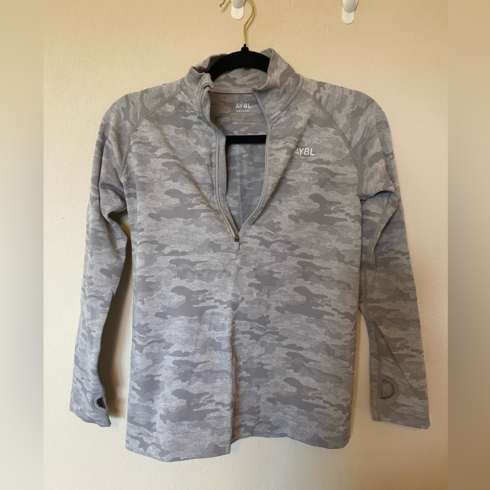 AYBL Quarter-zip Camo Top